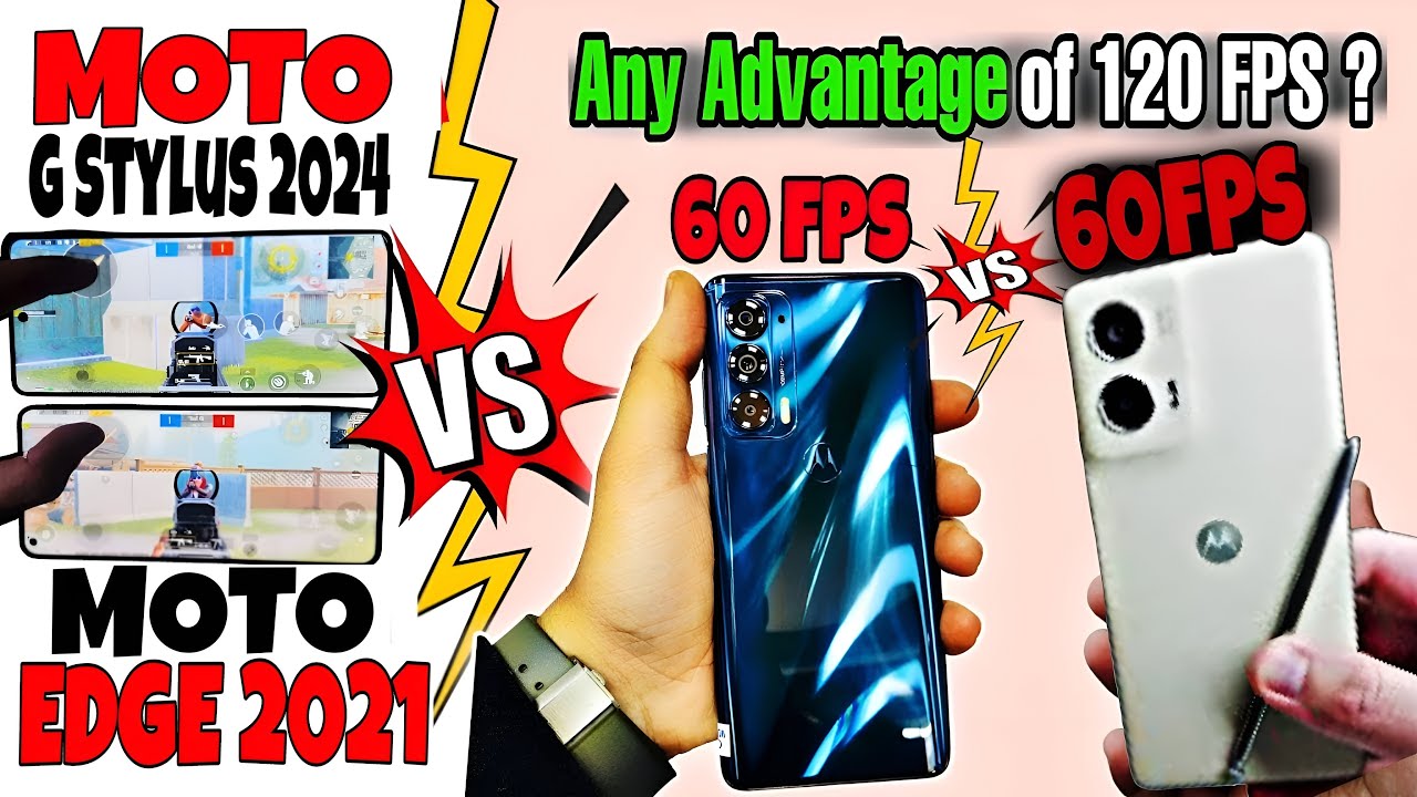 moto g stylus 5g 2024 vs moto edge 2021 pubg test | moto vs moto pubg/bgmi test | graphics | price.