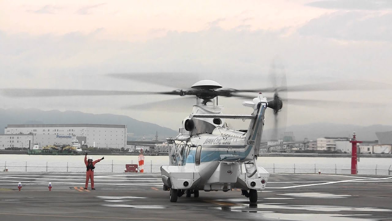 EC225LP SuperPuma Engine-Startup JapanCoastGuard JA688A みみずく