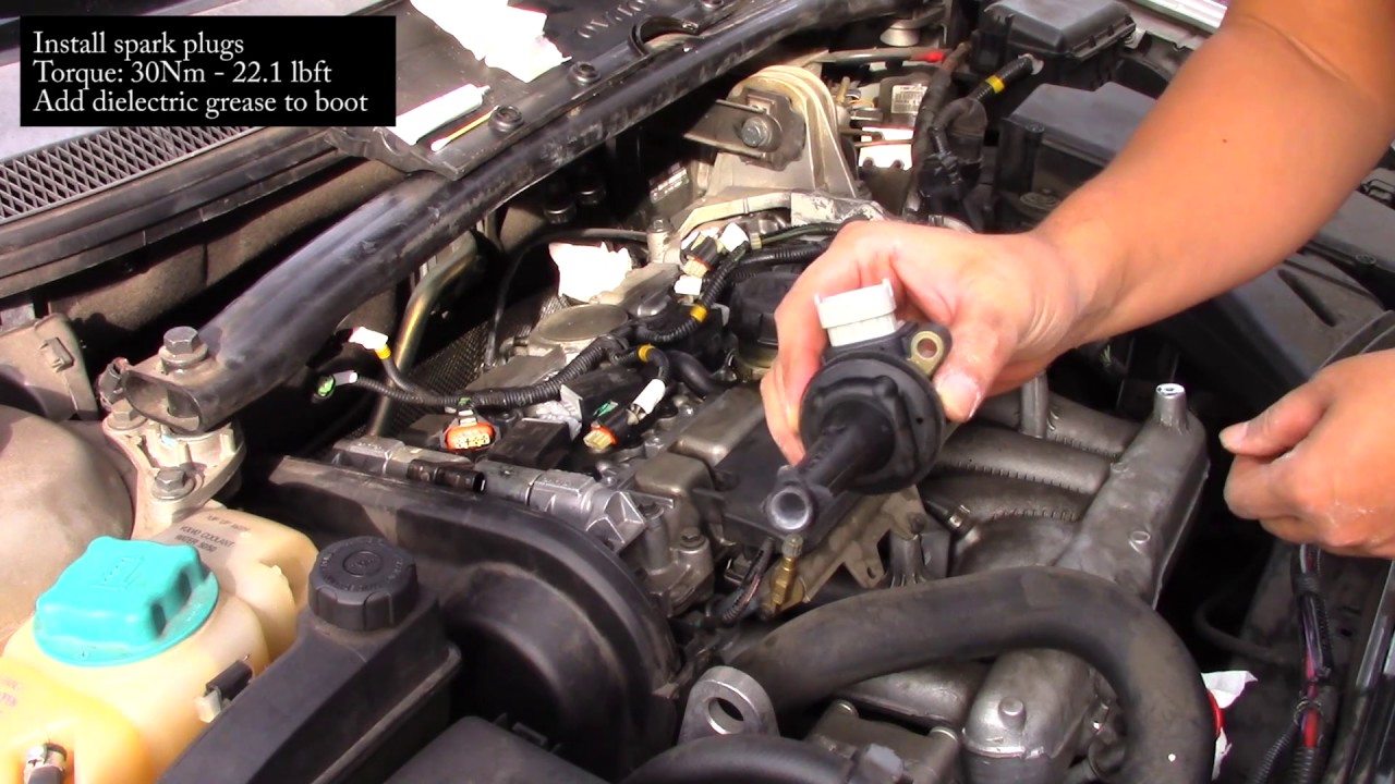 How to change volvo 60 T5 spark plug