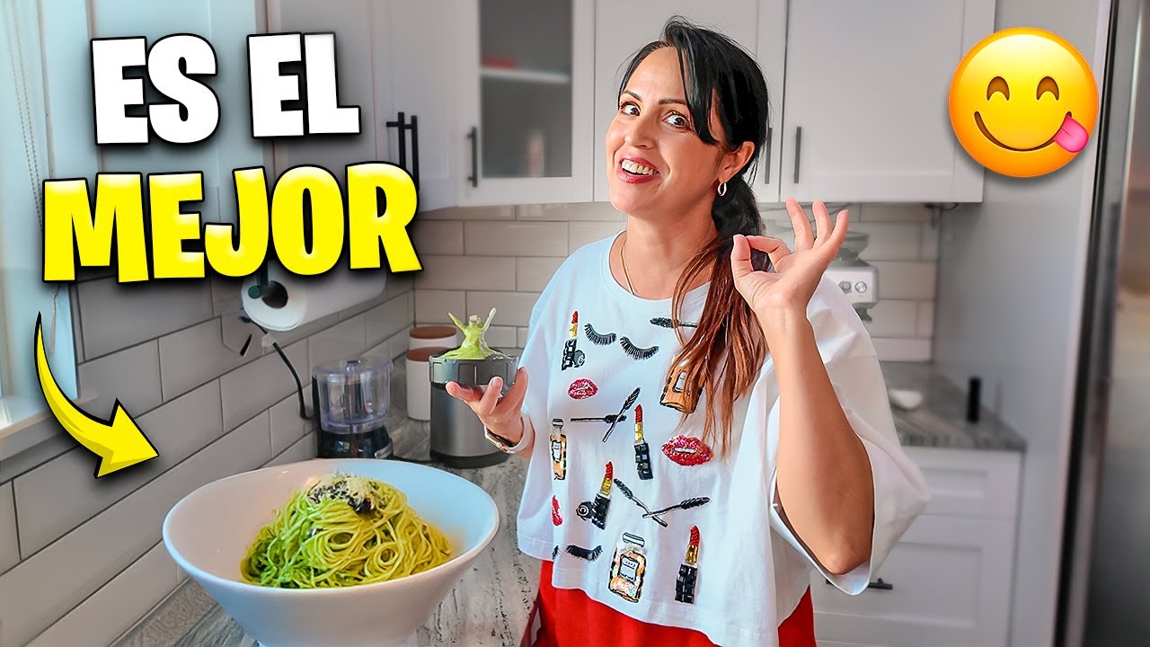 MI RECETA DE ESPAGUETIS AL PESTO 🤭 Sandra Cires Vlog