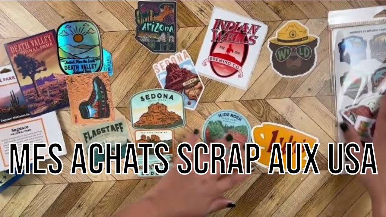 SCRAPBOOKING { MES ACHATS SCRAPS AUX USA }