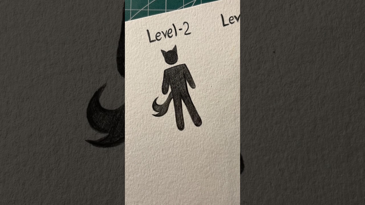 Drawing stickman cat tutorial #drawing #art #tutorial #fyp #howtodraw #sketch