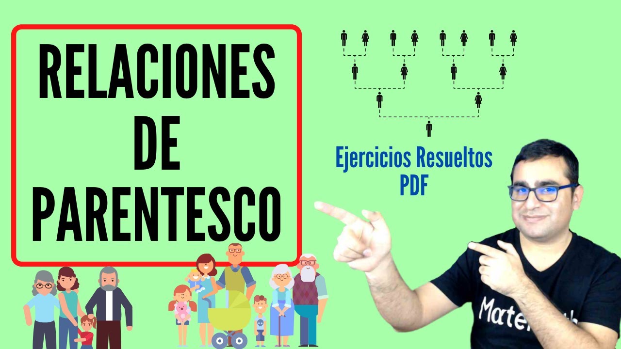 Relaciones de parentesco - Ejercicios resueltos PDF