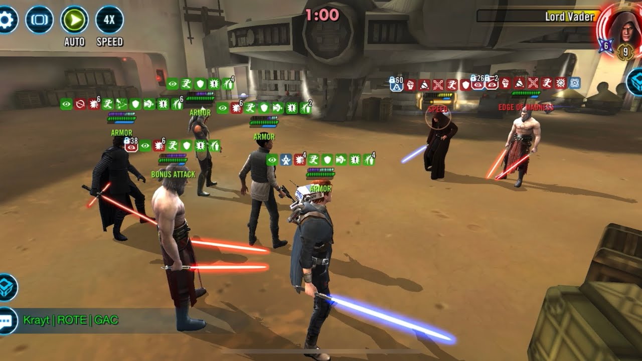 SWGOH - Cere Malicos vs LV (GAC)