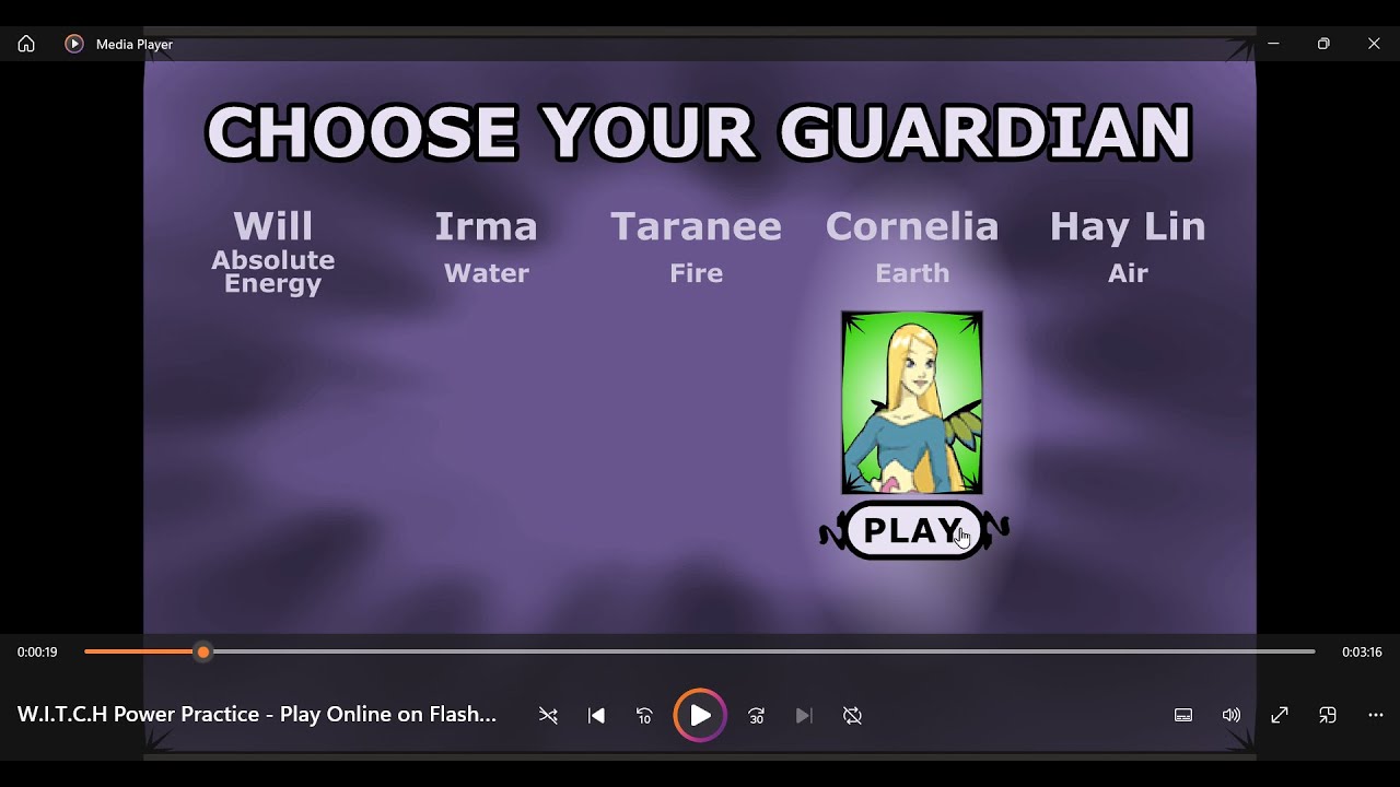 Witch Power Practice (Flash Game Museum) Cornelia Gameplay (5-12-2024)