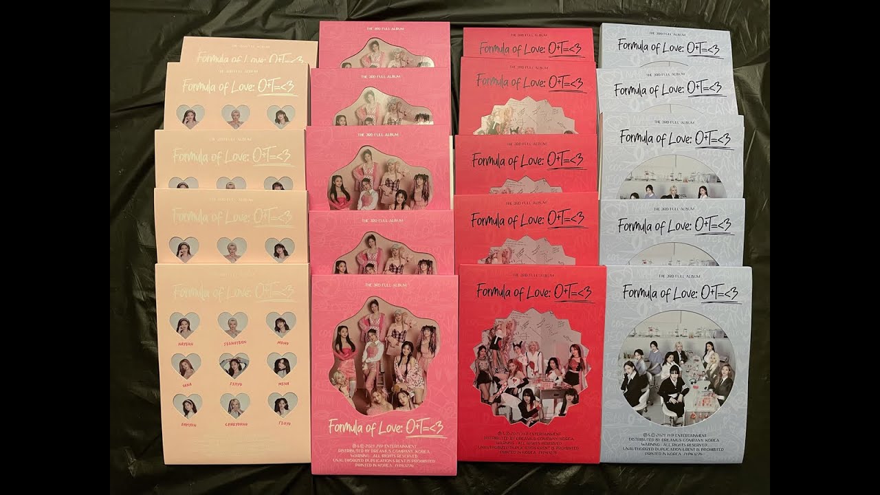 Twice Formula Of Love 20 Album Opening