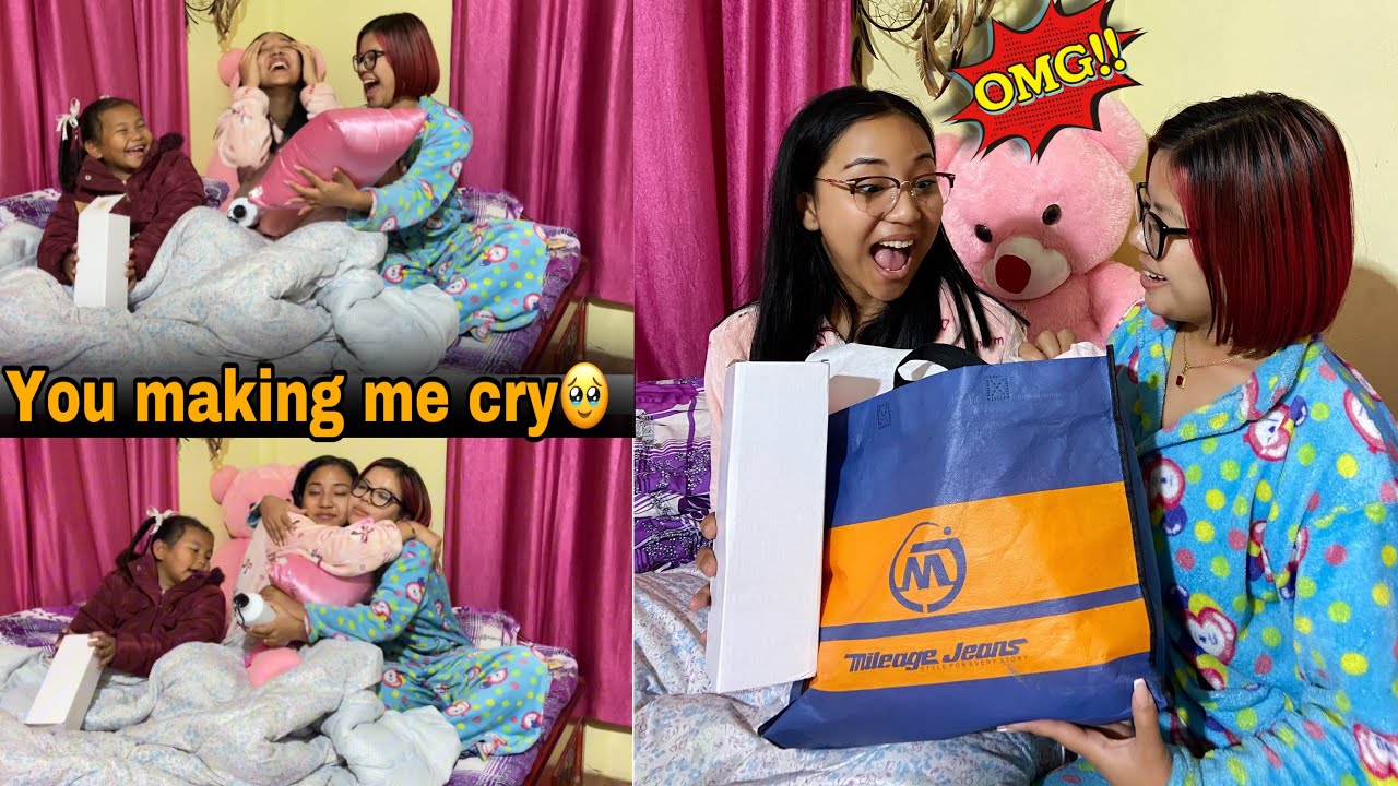 MERO GIFT LE ​⁠​⁠@rishtalama_17 VAYO EMOTIONAL!SHE DIDN’T EXPECT THIS! BACK TO HOME🏠