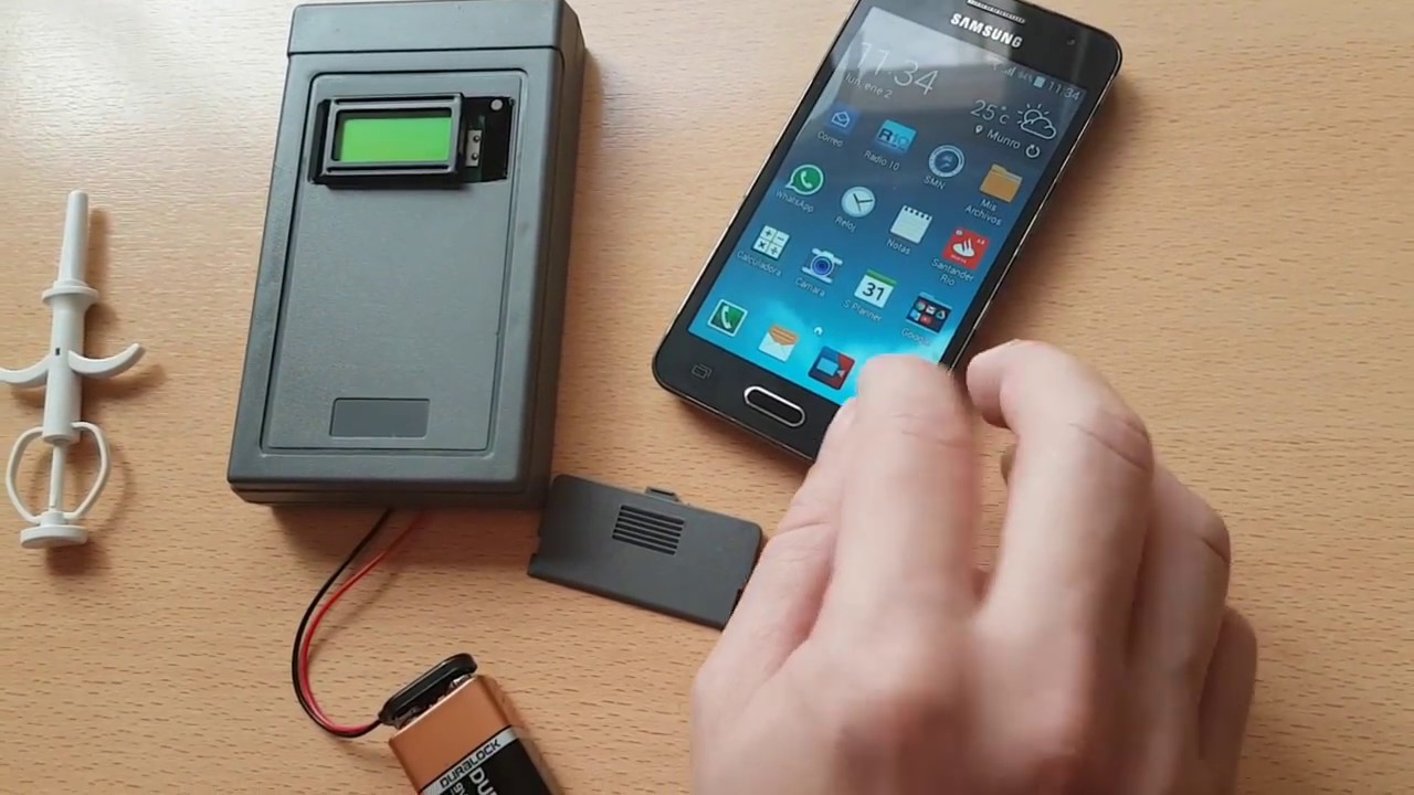 Lector RFID de Microchips FDX-B ISO 11784/85 Mascotas Perros Gatos V&iacute;a BLUETOOTH