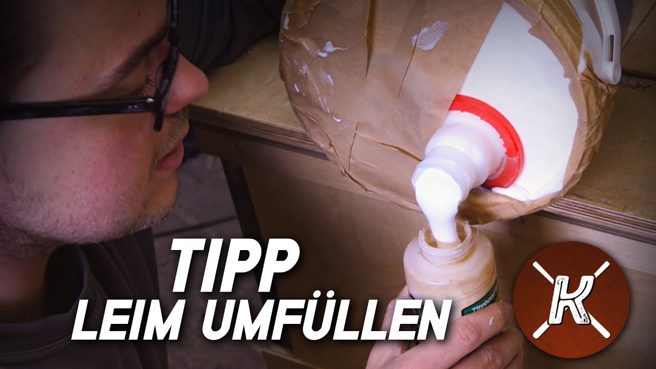 So verkleckerst du nie mehr deinen kostbaren Holzleim!