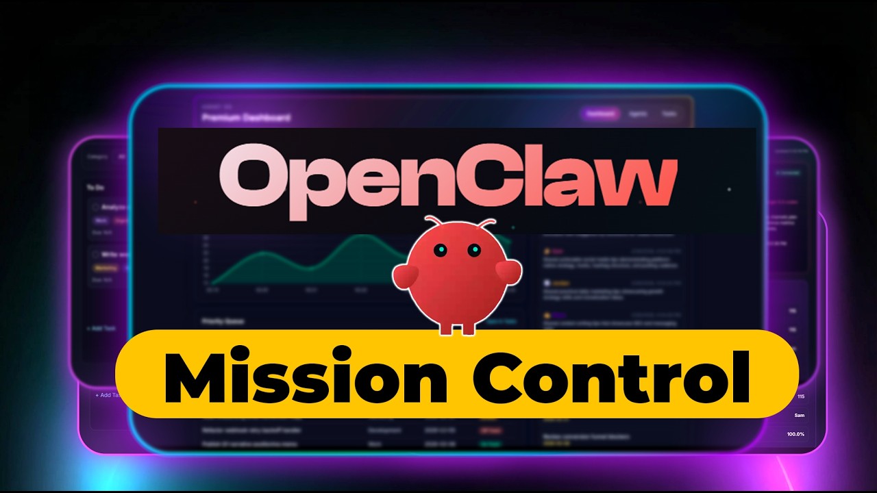 How to Build a PREMIUM OpenClaw Mission Control Dashboard (Step-by-Step Guide)