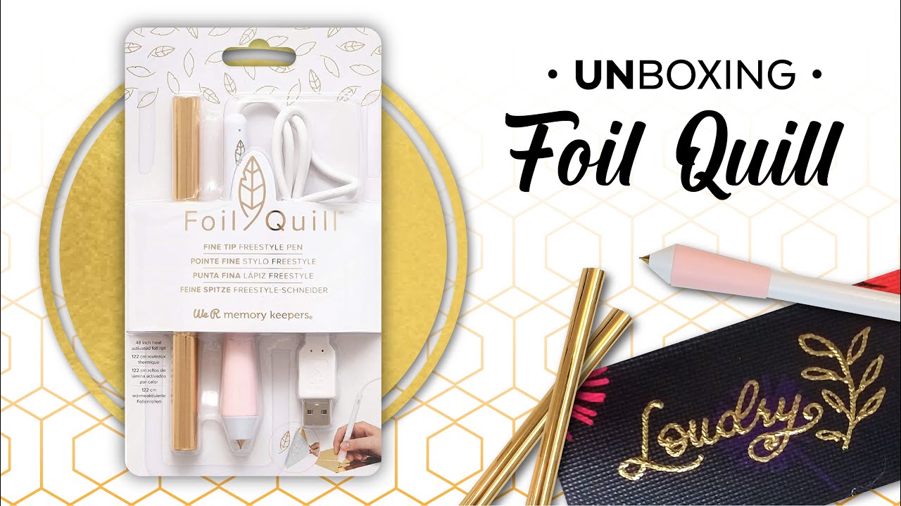 Unboxing | Foil Quill de We R Memory Keepers | Probando Foil Quill en distintos materiales [CC]