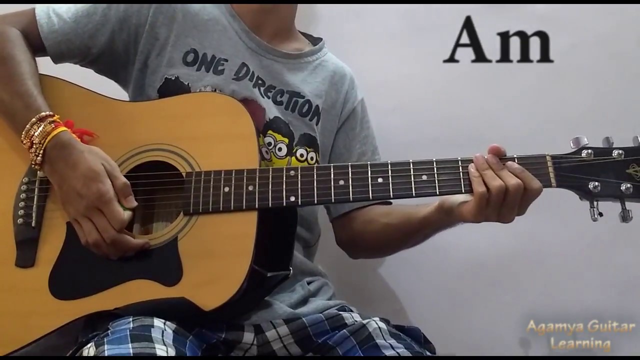 Dekhte Dekhte (Atif Aslam) - Guitar Chords Lesson+Cover, Strumming Pattern, Progressions
