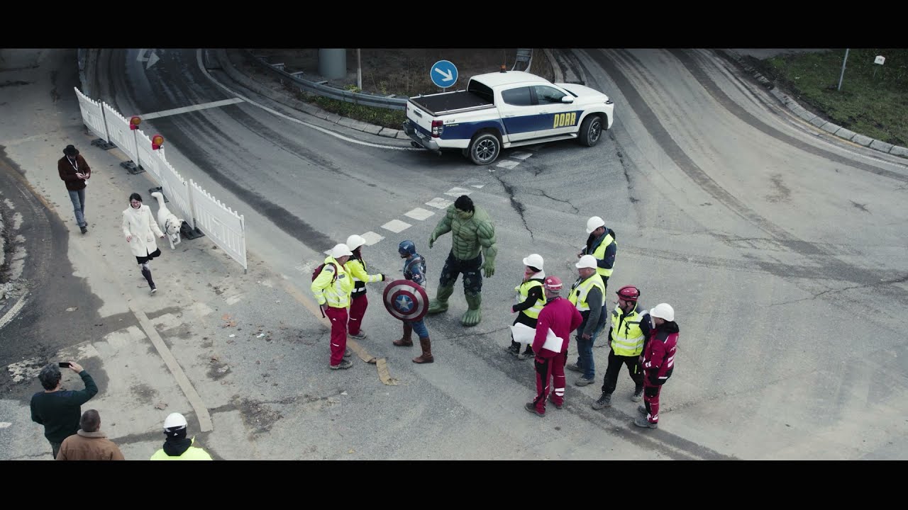 Die Superhelden auf der Sprengung der Salzbachtalbrücke, Live dabei 06.11.2021 Demolition