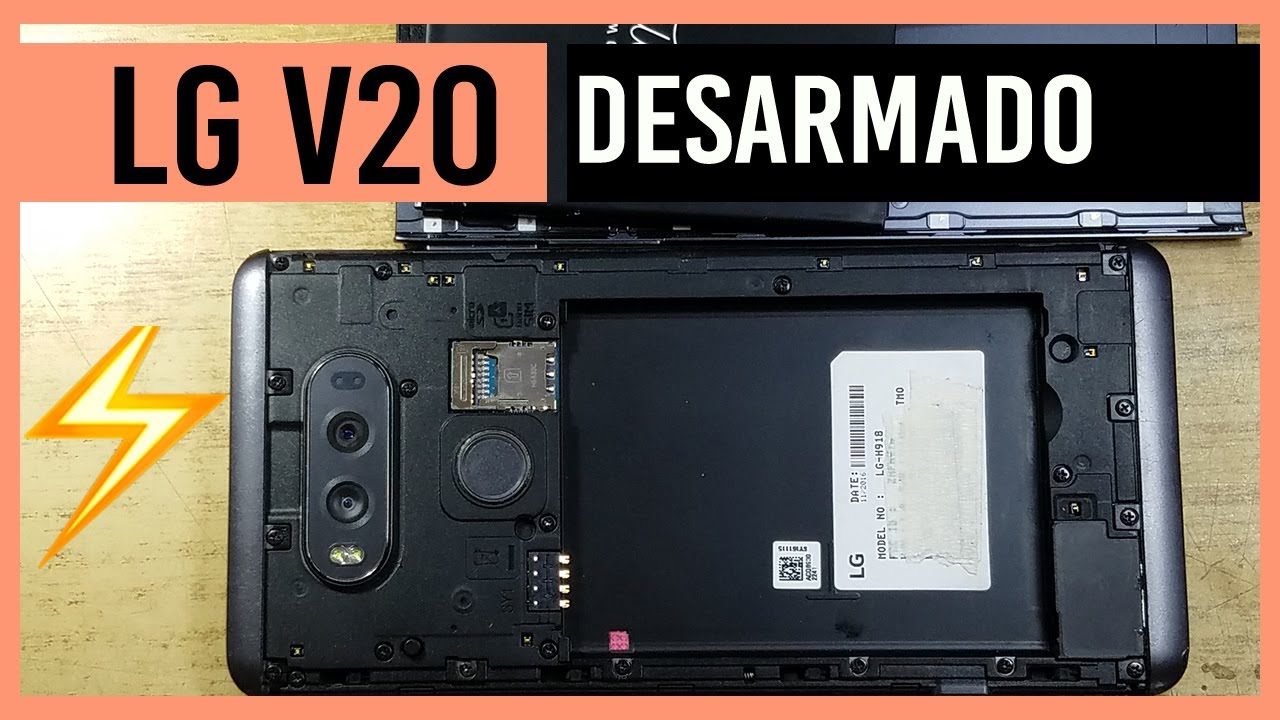 ✔️Como desarmar LG V20 completo📱 y volver a armar