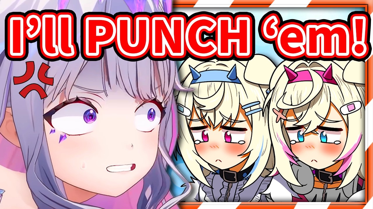 Biboo CRASHED OUT IRL and Wanted to Punch Fuwamoco 【HololiveEN】