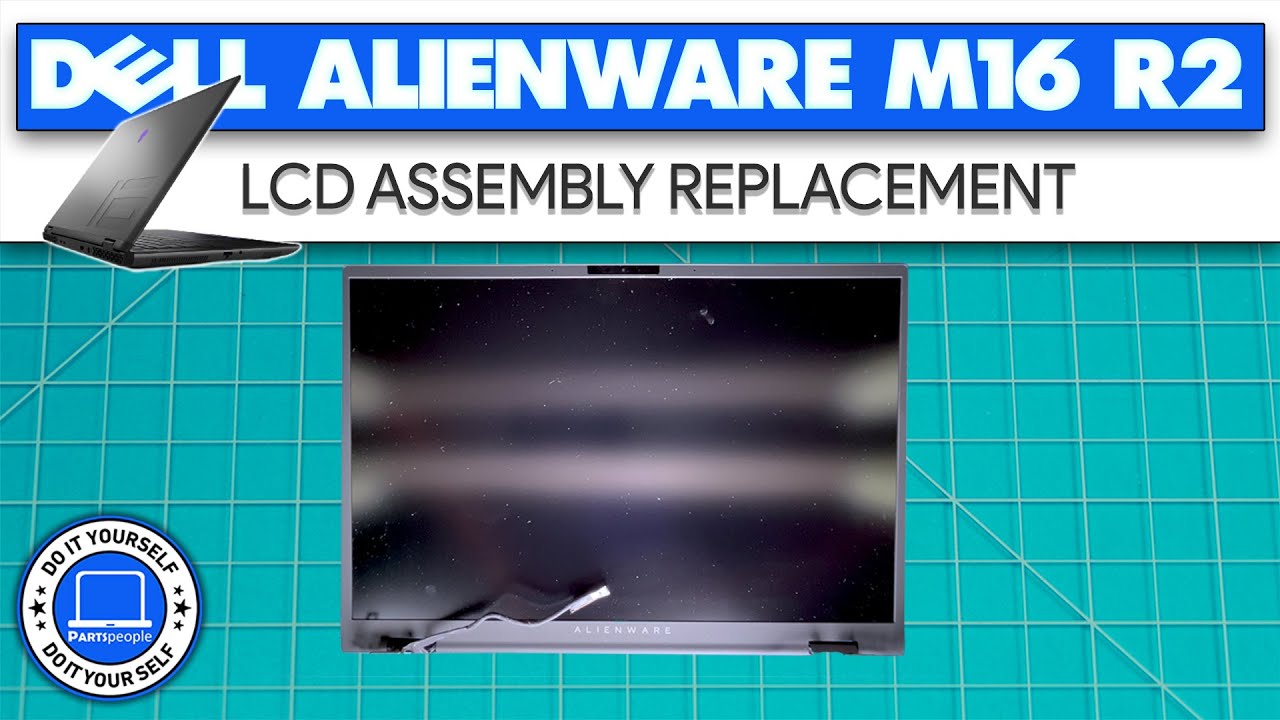 How To Replace Your LCD Display Assembly | Dell Alienware m16 R2