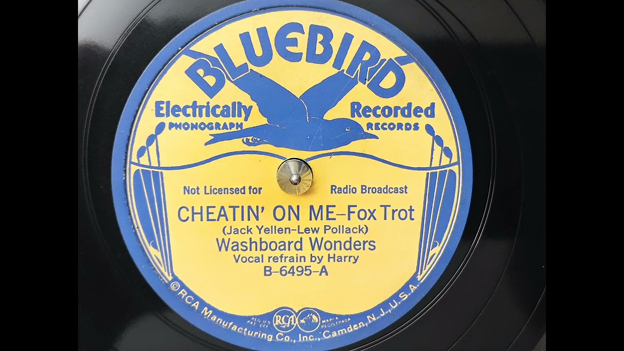 Washboard Wonders - Cheatin' On Me {1936)