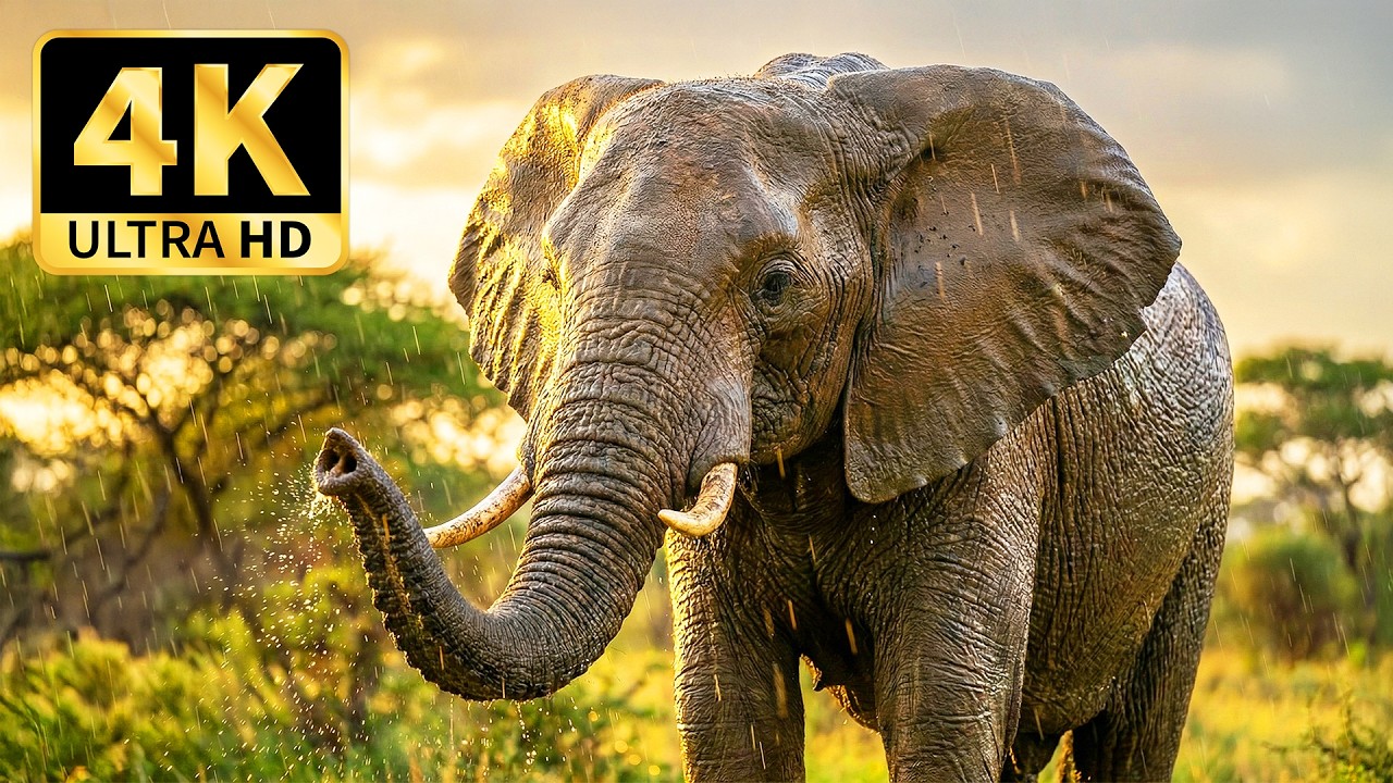 4K Wildlife Escape | Gentle Animal Moments and Calming Nature Atmosphere