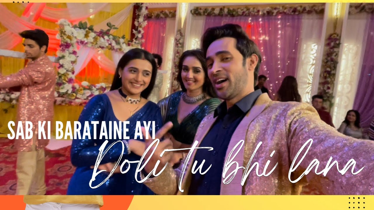 Aye hum barati Barat leke 😃❤️ #sasuralsimarka2 #karansharma #bts #radhikamuthukumar #tanyasharma