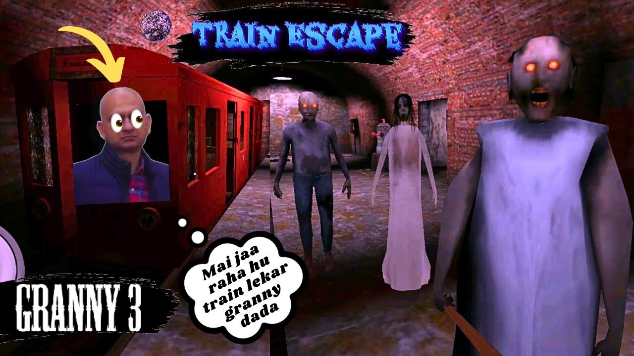 GRANNY KI TRAIN LE KAR BHAAGE CHACHA |GRANNY 3|