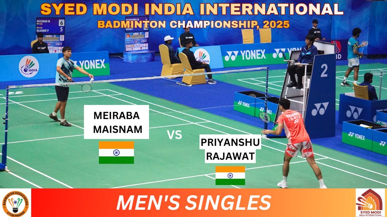🔥Priyanshu Rajawat (Orleans Masters Champion) vs ⚡️Meiraba (WorldJunior Medalist) | R32 🏸
