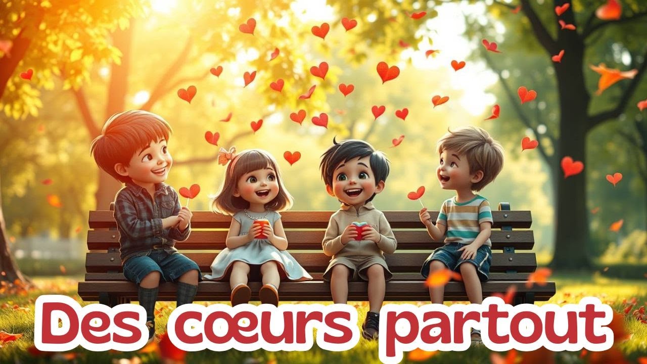 ❤️ Des cœurs partout – une chanson adorable, rythmée et pleine de douceur pour les enfants