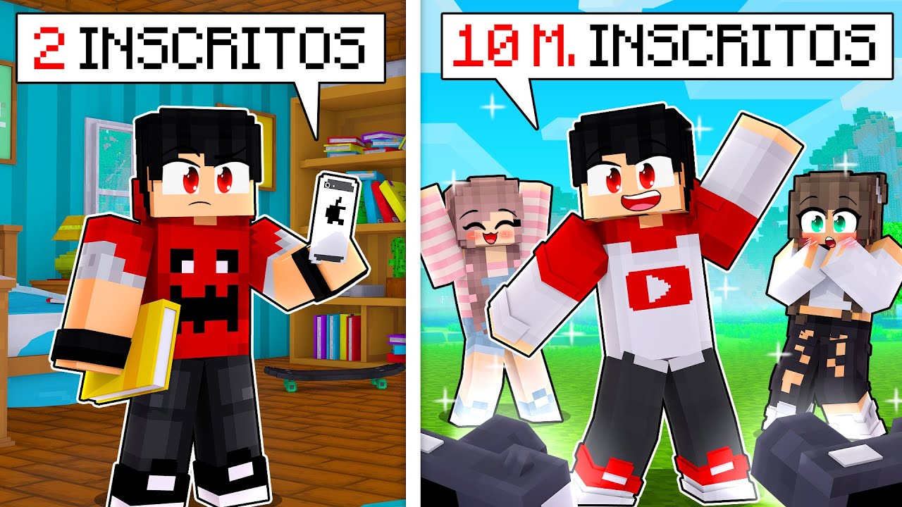 O P3DRU ficou muito FAMOSO no YOUTUBE no Minecraft