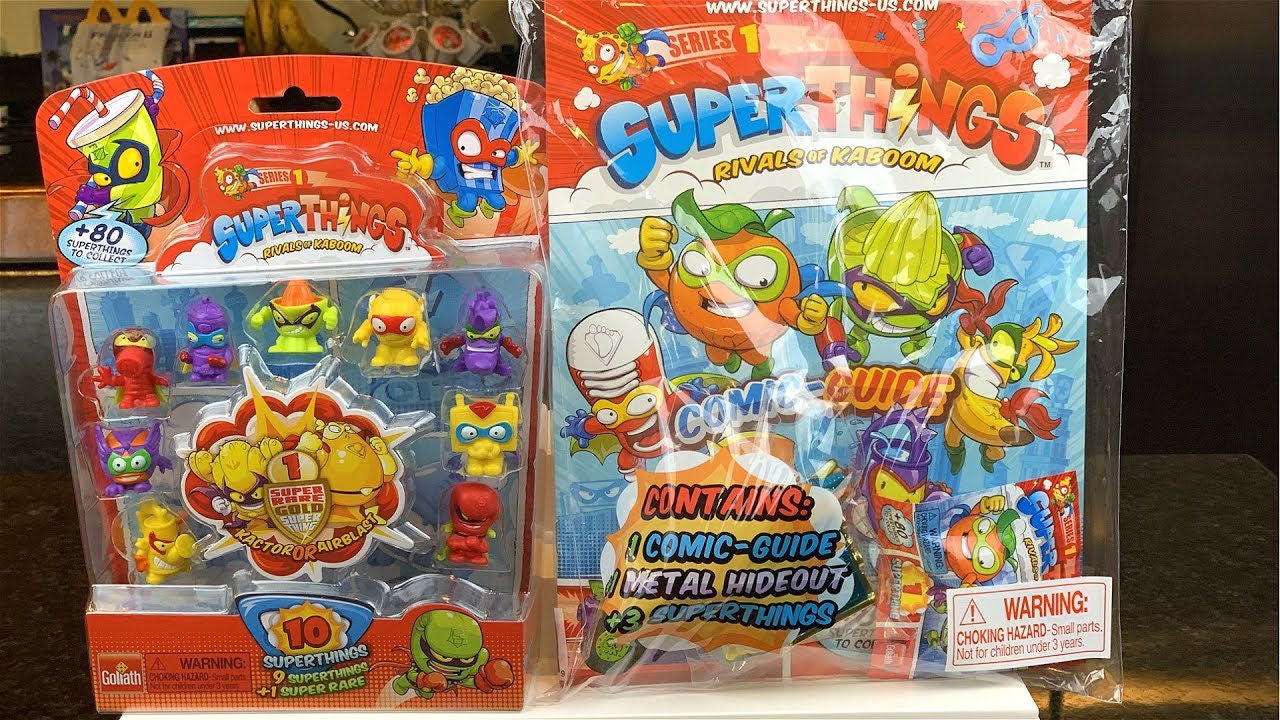 SuperThings Series 1- 10 Pack and Starter Pack UNBOXING/REVIEW. Super Zings US Version.