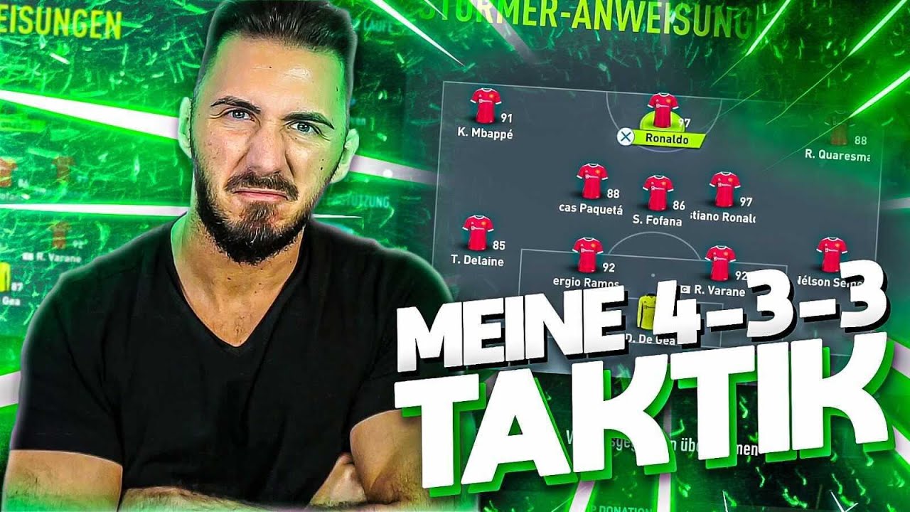 MEINE 4-3-3 FORMATION, TAKTIK & ANWEISUNGEN FÜR EINEN OPTIMALEN START IN JEDES SPIEL! | FIFA 22