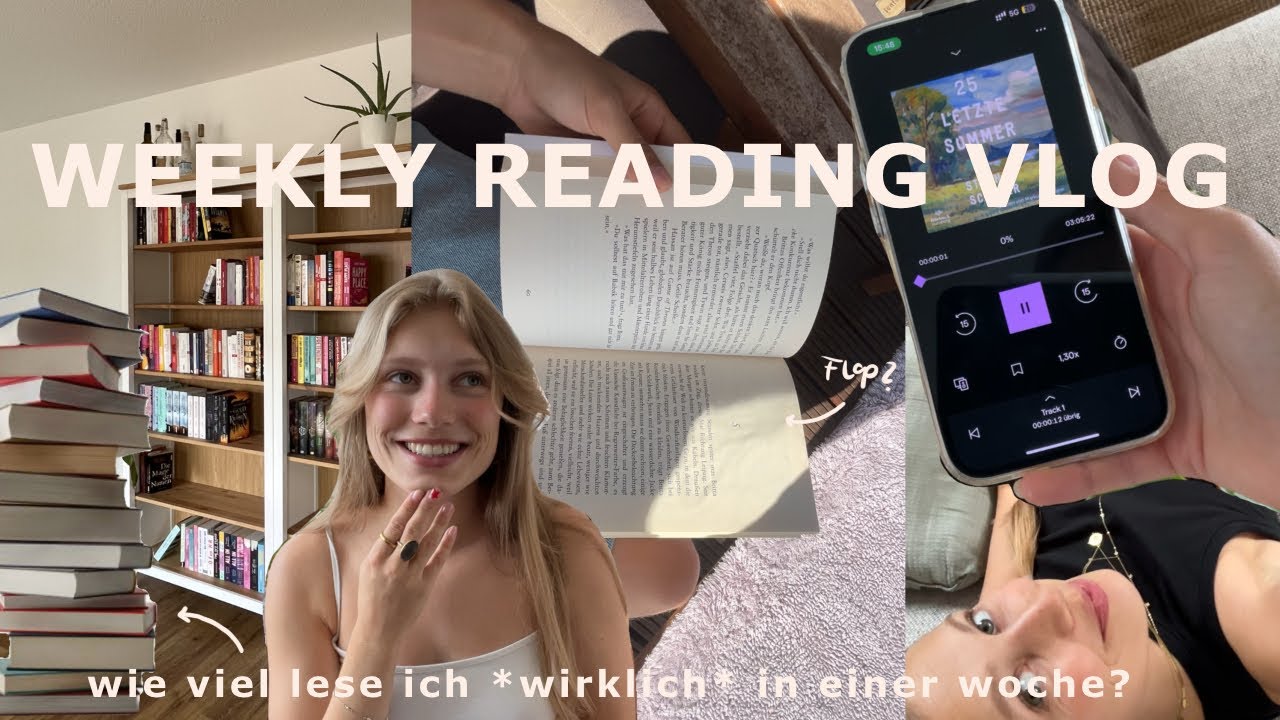 Wieviel lese ich *wirklich* in einer Woche? // Reading Vlog