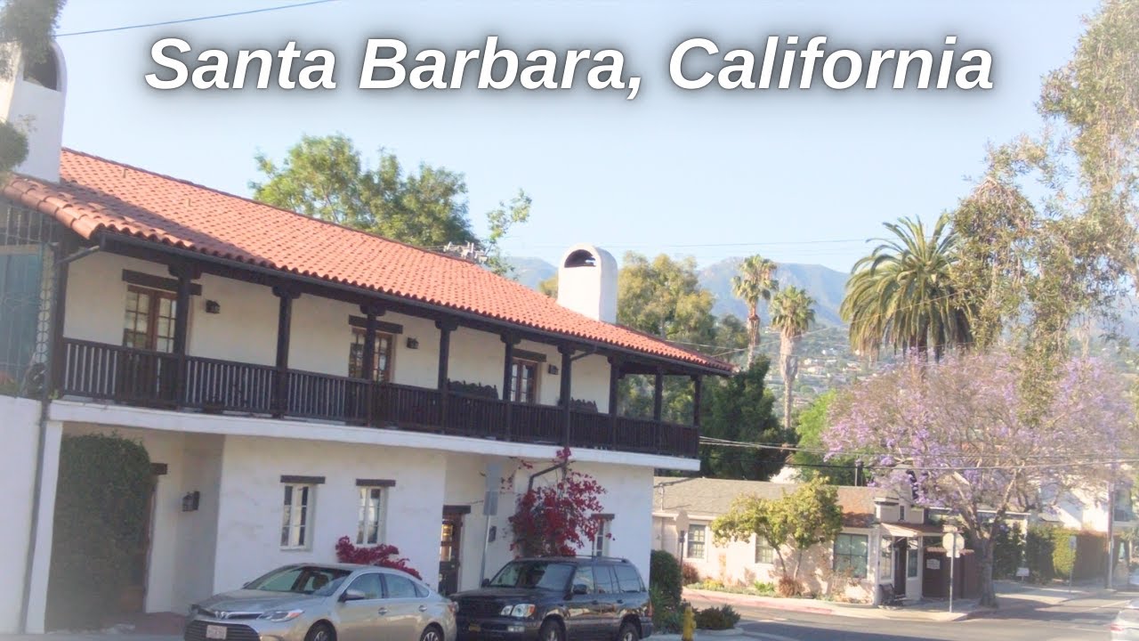 Relaxing Walk in Santa Barbara, California | Historic Buildings of El Presidio