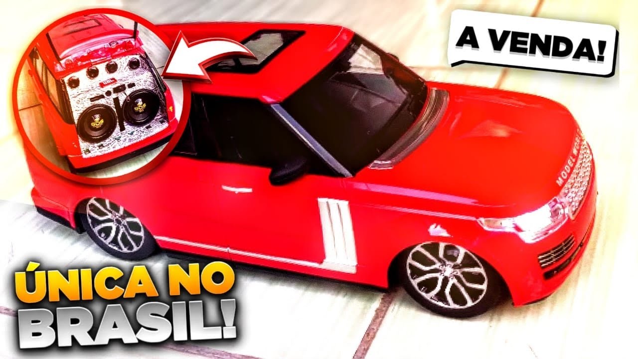 MINIATURAS DE CONTROLE REBAIXADA COM SOM AUTOMOTIVO DE VERDADE