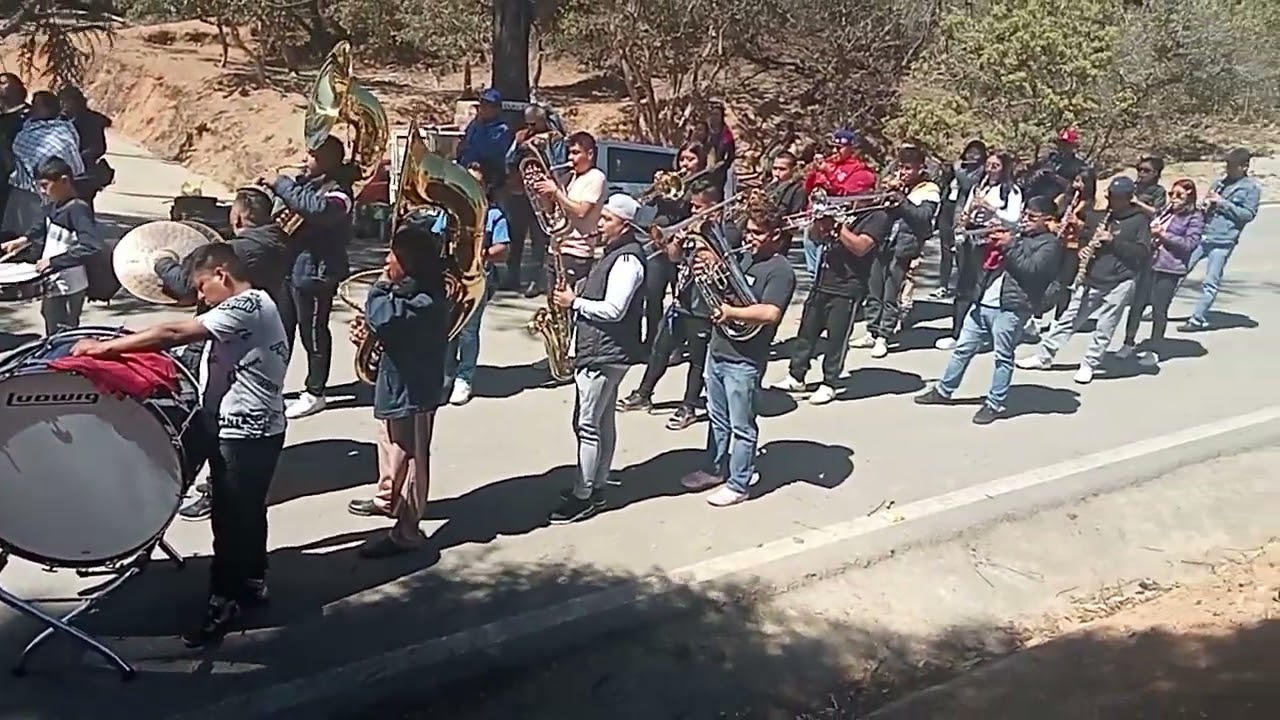 Recepción de la Banda Santa Cecilia. San Melchor Betaza 2024.