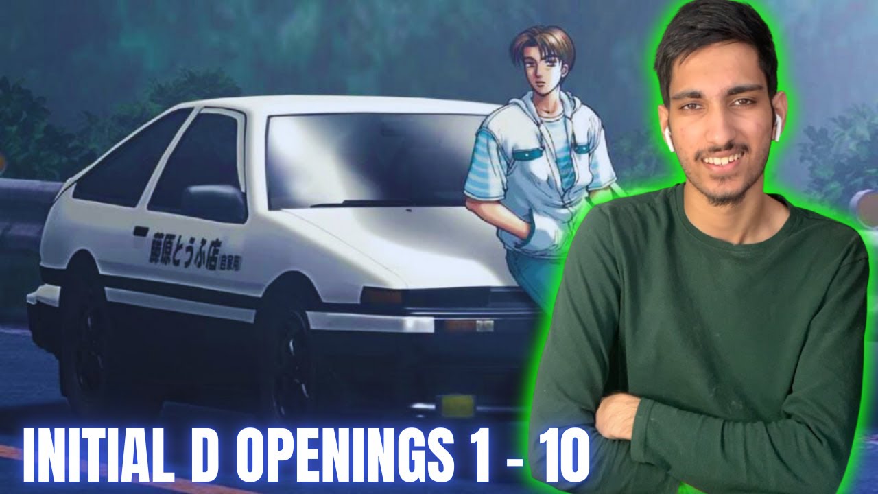DDR Type Songs!! | Initial D Openings 1 - 10 REACTION |