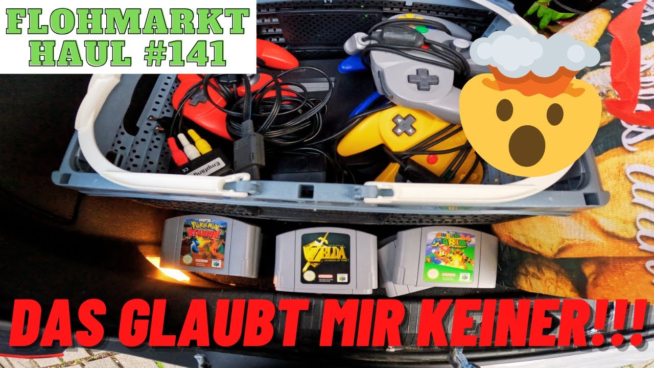 Nintendo 64 Konvolut 🕹️ 1000€ für ein Surfbrett? FLOHMARKT ESKALATION 🔥#flohmarkt #trödelmarkt #fy