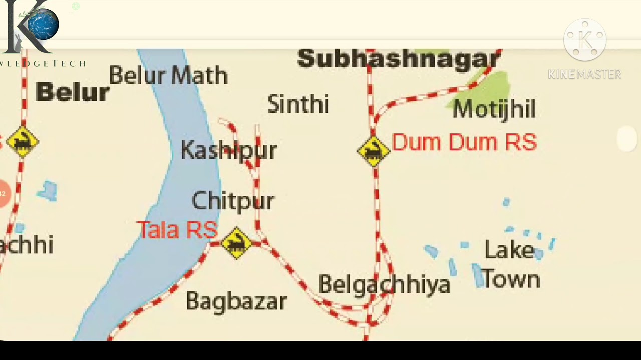kolkata Railway Route Map