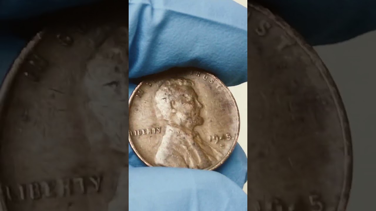 1945 S wheat penny #daily #coin #finds