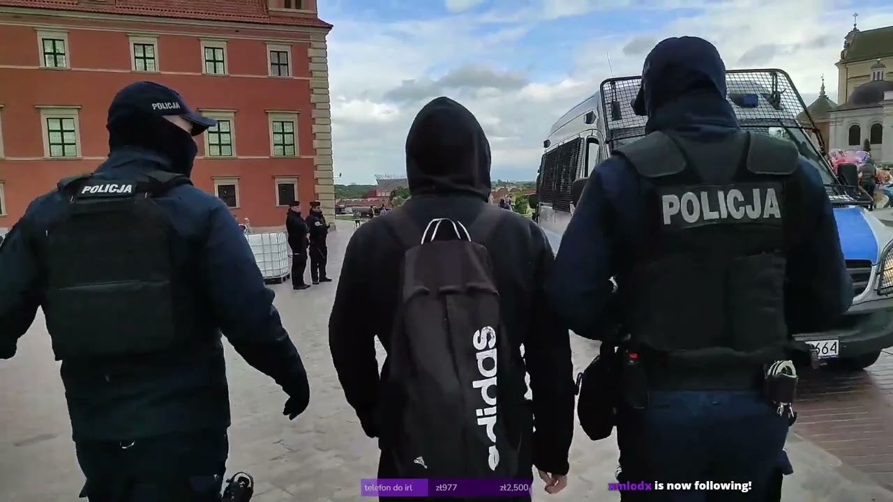 STREAMER ZATRZYMANY ZA PALENIE LEGALNEGO CBG - MLODYO