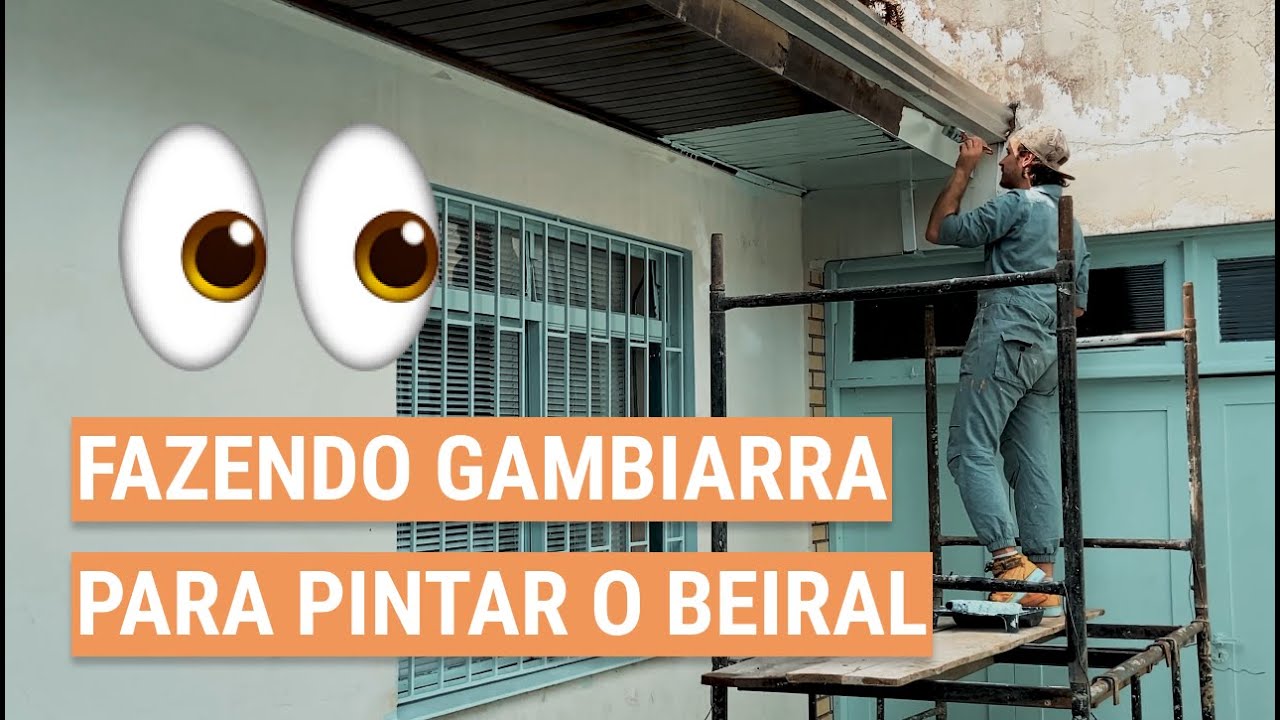 Pintura do beiral | di&aacute;rio de obra Ep. 23 | De Ap&ecirc; novo