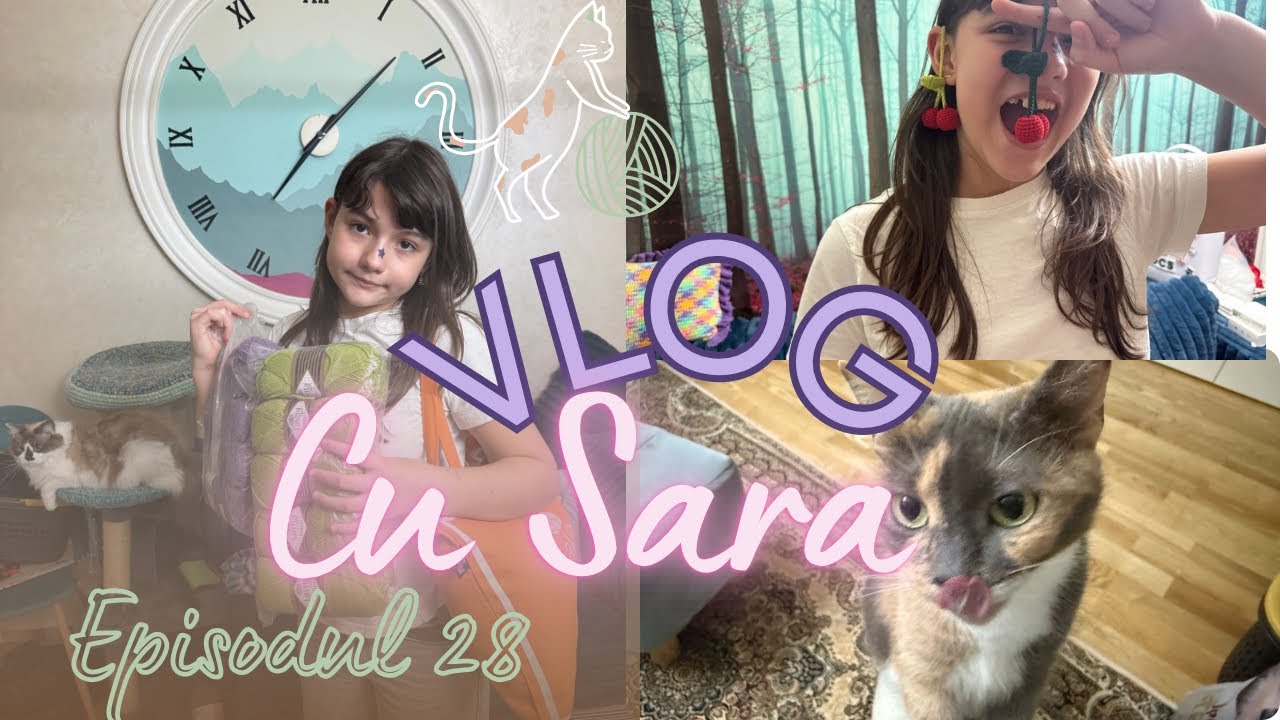 Vlog cu Sara, episodul 28 : #cristale , clătite și alte bunătăți. 