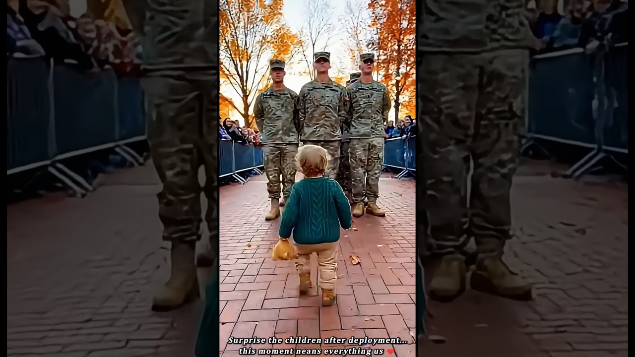 Surprising my kids after deployment&hellip;this moment means everything us🥺💕#MilitaryReunion #DadlsHome