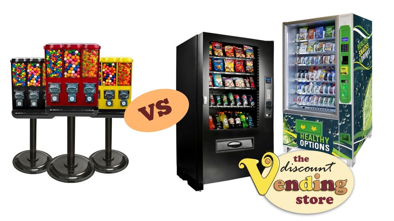 Gumball vs Full Size Vending Machines | Vending Machine Business