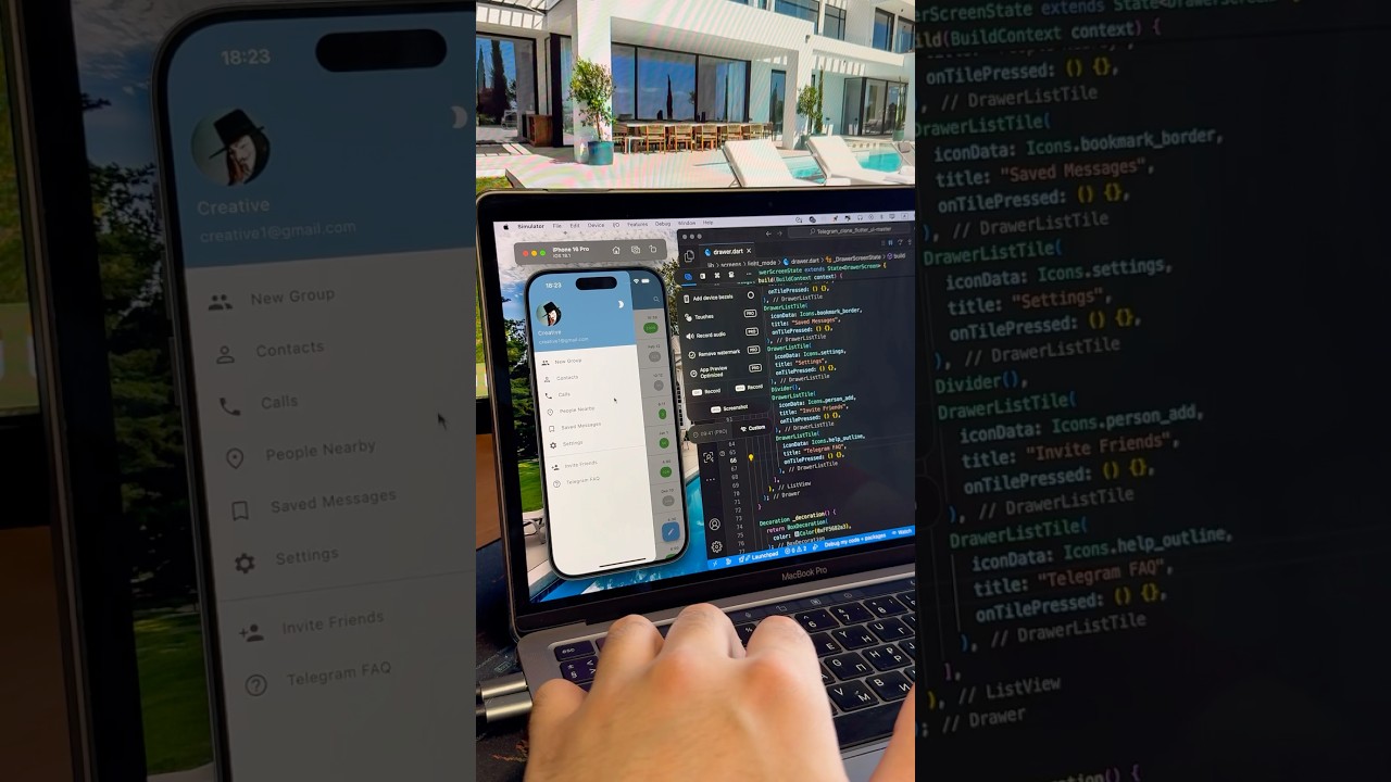 Flutter Telegram App Tutorial | Build Your Own Chat App in 10 Seconds!