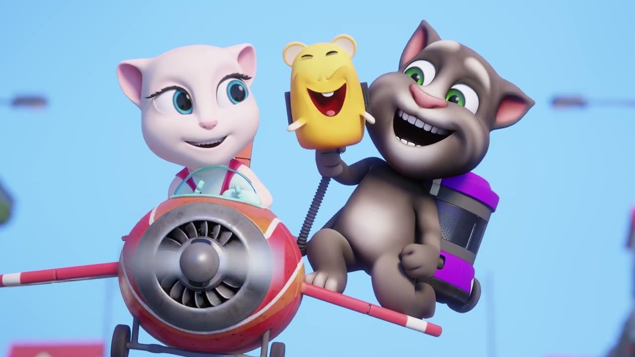 Talking Tom - Treehouse Ladder Break! FUN! | WildBrain Thrill Park