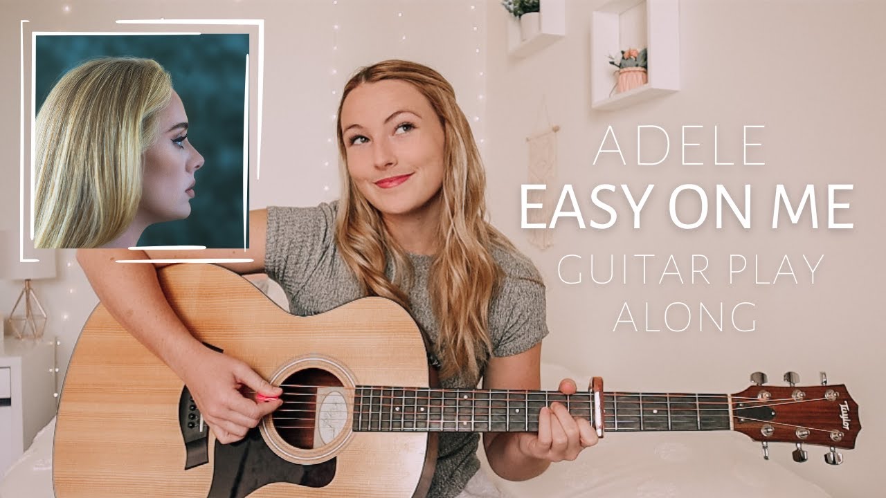 Adele Easy On Me Guitar Play Along (beginner chords) // Nena Shelby