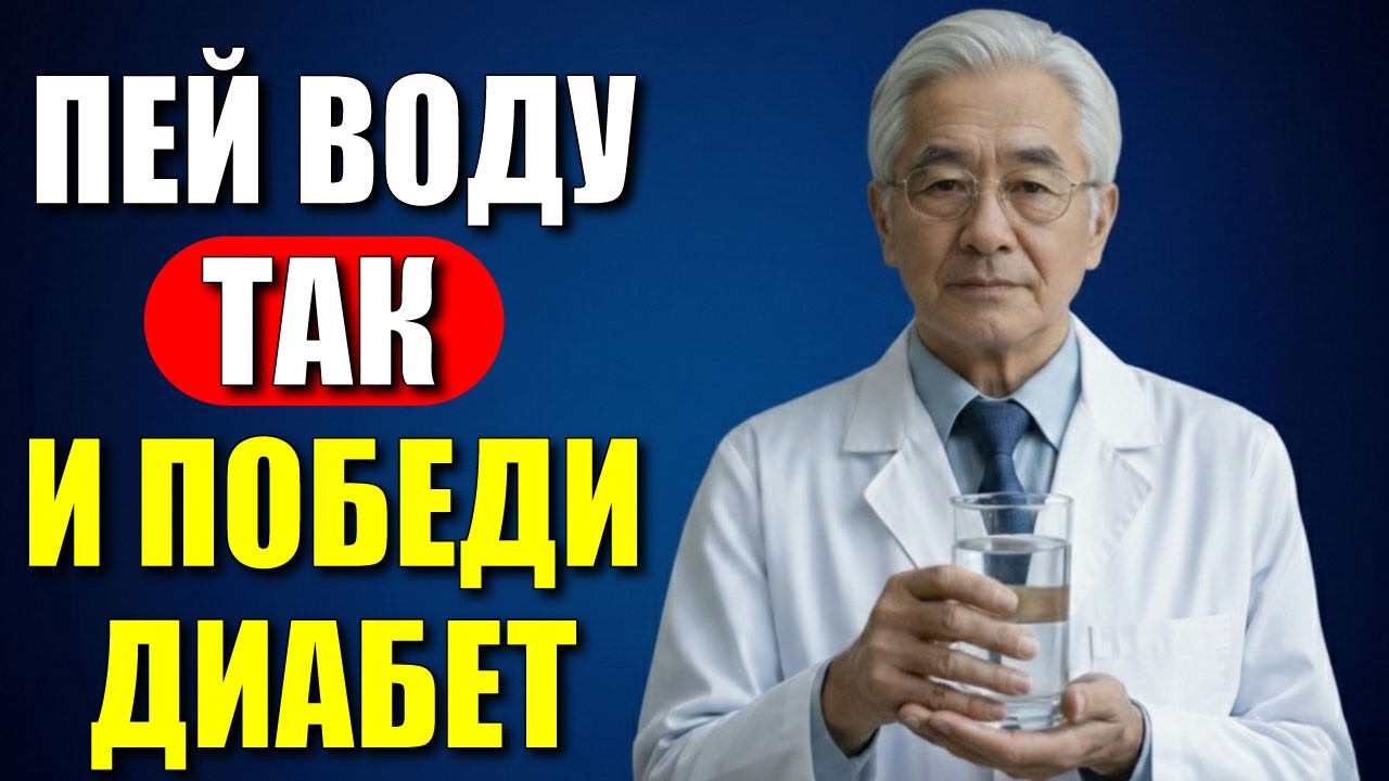 Как ПИТЬ ВОДУ, чтобы ДЕРЖАТЬ САХАР В НОРМЕ и Избежать Диабета