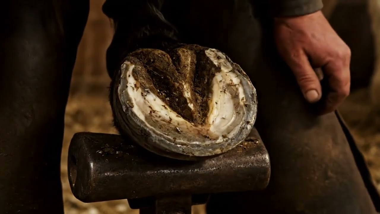 🌱 Foal hoof care basics for seniors 🧰 #StableTips #HoofBoots