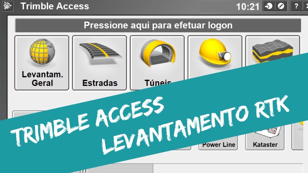 Como Iniciar Levantamento Topogr&aacute;fico com RTK Trimble