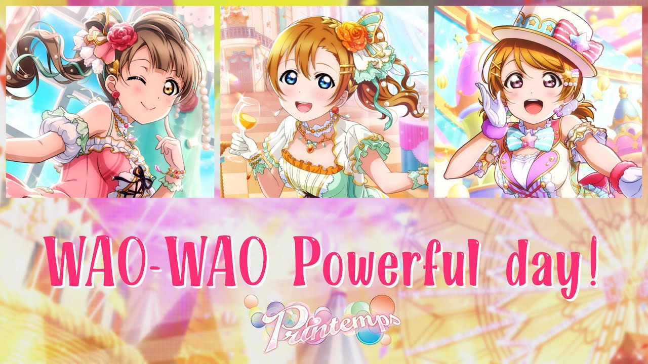 Printemps - WAO WAO Powerful day! (Color Coded, Kanji, Romaji, Eng)