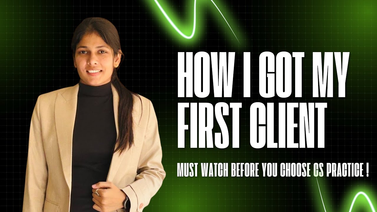 How I Got My First Client | Did I Make a Mistake Starting Practice? | @CSTanujaBishnoi 
